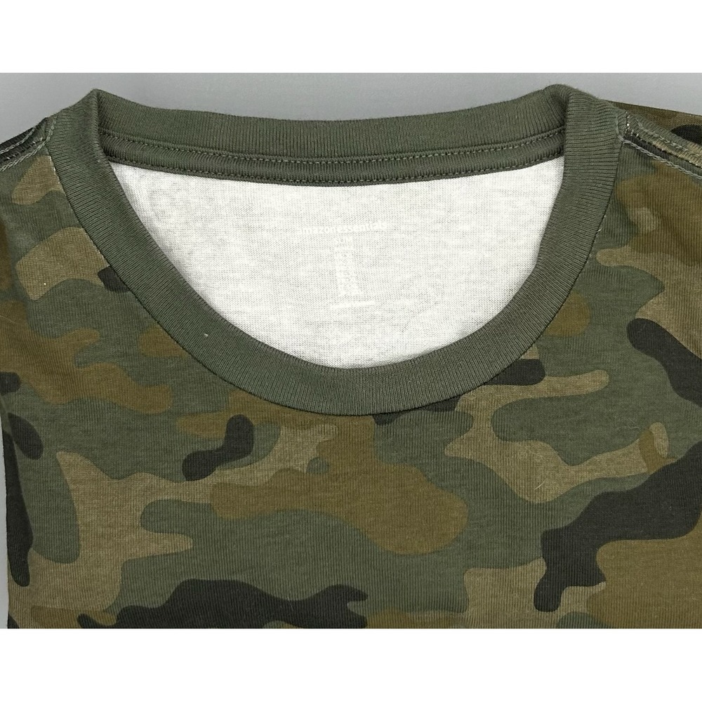 Amazon Essentials Mens XL Long Sleeve Camouflage Crew Neck Shirt New‎ w/tags NWT
